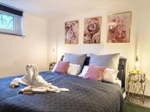 Souterrain Apartment mit eigenem Eingang und Terasse - 阿贝尔根