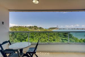 Apto vista p rio c varanda - Pontal BCL402