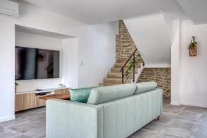 Maisons de vacances Le Logis de la Pierre Bleue - Maison avec piscine : photos des chambres
