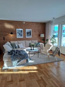 Rymligt hus med bastu