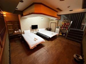 天満橋 Guest House#有电梯 #步行大阪城 #赏樱花必打卡点 #直达梅田 京都 #免费wifi