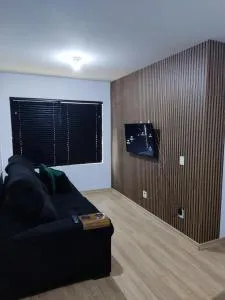 Apartamento mobiliado com ar condicionado em um quarto - Ubiratã