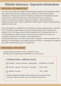 Penzion a Restaurace Bělecký Mlýn