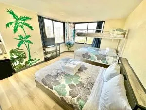 Ocean Canal Mountain View Steps from Waikiki Beach 6person - Кайлуа