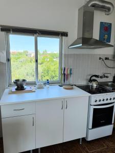 Sunset view, nearby lake and river beach