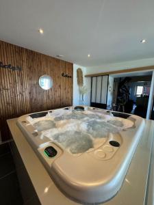 Maisons de vacances Maison spacieuse spa & jardin : photos des chambres