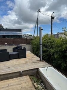 Maisons de vacances Maison spacieuse spa & jardin : photos des chambres