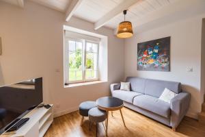 Maisons de vacances Charmante Maison sur le port Loguivy de la Mer : photos des chambres