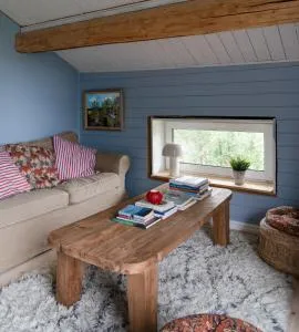 Lovely cabin with a beautiful view over Byske river - Abborrträsk