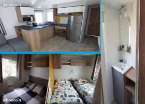La Lette fleurie - Mobil home Spacieux climatisé 6-8 personnes tout équipé en camping 4 étoiles