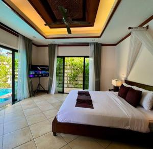 Balinese pool villa at Baan Bua, Nai Harn