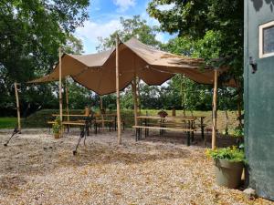 Bell Tent in een Voedselbos
