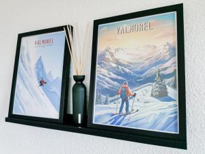 Appartements La Montagnarde avec vue imprenable - station Doucy Valmorel - 4pers : photos des chambres