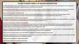 Silver Themed Family of 4 room in The Richmoor Hotel