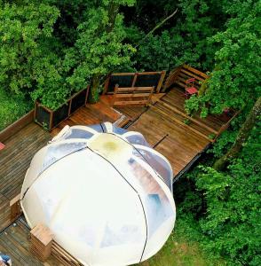 Tentes de luxe Le Mobil'Dome a Marie : photos des chambres