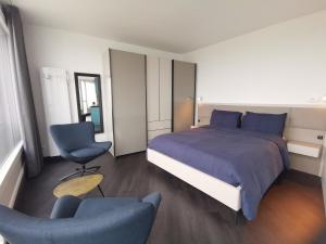 Appartements T2, vue mer panoramique, 2 min a pied de la plage : photos des chambres