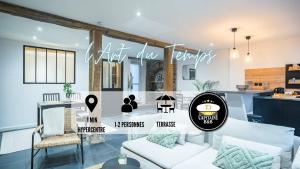 Appartements L'Art du Temps - Terrasse -1 min Hypercentre : photos des chambres