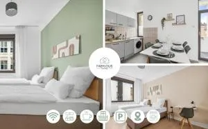 FABYLOUS Homes City Apartment I Gruppen I Waschtrockner I Balkon I belebte Lage - Kostheim