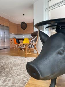 Lägenhet på stranden i Åhus med havsutsikt och bastu samt relax