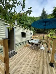 Mobil-home Vintage au bord de la rivière - Lanne-en-Barétous 