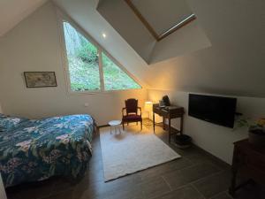 Chambre avec accès jacuzzi