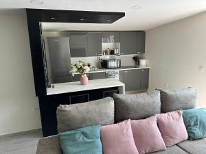 New modern apartment, Scandinavian style, ocean view, huge terrace