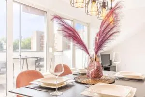 FeWo Gladbeck - Moderne und geräumige 2 Zimmerwohnung mit Süd-Balkon in Gladbeck-Brauck nähe Movie Park und Arena AufSchalke - Gladbeck