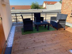 Appartements Studio cosy Paris La Defense Arena : photos des chambres