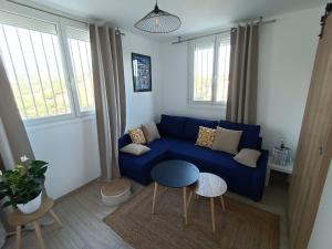 Vue apaisante montagnes, plage 5 minutes à pied