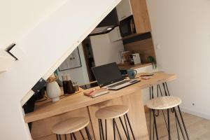 Appart Dijon, 4 couchages, Centre ville historique