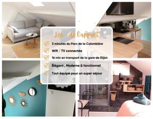 Appart Dijon, 4 couchages, Centre ville historique