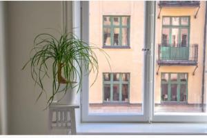 Modern lägenhet med balkong