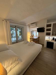 B&B / Chambres d'hotes La Maison des Vendangeurs - TABLE D'HOTES le soir du jeudi au dimanche- Jacuzzi - Balneo SPA - ACCES PISCINE pour toutes les chambres sauf STUDIO COQUET- Piscine de mai a mi-octobre : photos des chambres