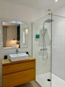 B&B / Chambres d'hotes La Maison des Vendangeurs - TABLE D'HOTES le soir du jeudi au dimanche- Jacuzzi - Balneo SPA - ACCES PISCINE pour toutes les chambres sauf STUDIO COQUET- Piscine de mai a mi-octobre : photos des chambres