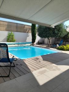 Maisons de vacances Maison contemporaine avec piscine proche mer : photos des chambres