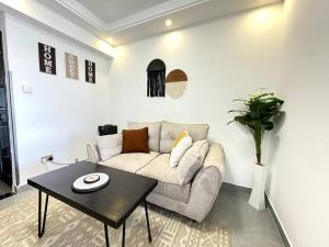 Studio with Nairobi skyline view