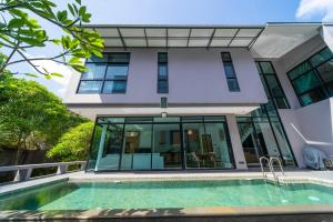 BangT-ao 3-bedroom modern minimalist luxury style private pool holiday villa gym quiet community