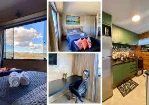 Flat Lago Norte com Vista Livre Nascente - Condomínio Piscina, Estaciomento e Portaria 24h - Cozinha Completa e Wi-Fi 400mbps - Torto