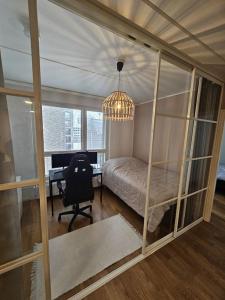 Ilmastoitu 4 makuuhuoneen asunto kantakaupungissa