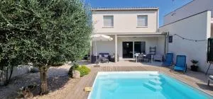 Maison contemporaine avec piscine proche mer - 卡斯特里