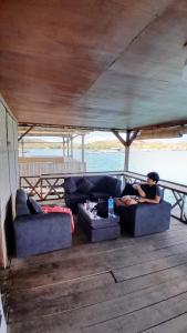 Ekas beach floating houuse and resto