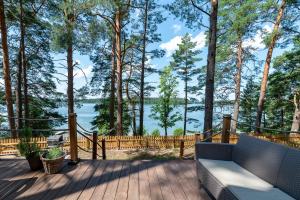 Zakątek Wdzydze nad samym jeziorem - pierwsza linia