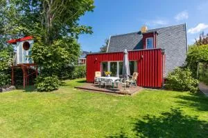 Finnhütte mit Kamin und Meerblick - Balkon - نييناغين