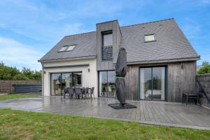 Maisons de vacances A 650m du bord de mer, belle maison neuve pour 8 : photos des chambres