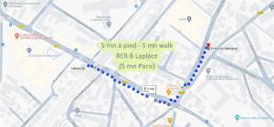 Disponible - Maison Entière Rénovée - Matelas Emma - RERB, 5mn Paris - Parking Rue Gratuit - Matelas Emma - 6 pers - 2 Terrasses