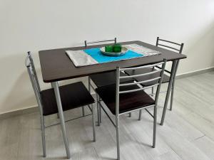 New modern apartment, Scandinavian style, ocean view