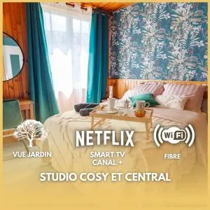 La Rosée - Studio Cosy à 50m des Thermes - Vue jardin, Wifi, Netflix, Smart TV - 波旁莱班