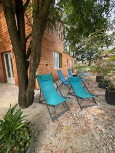 Maisons de vacances Gite de La Liambe - Maison en bois a la campagne : photos des chambres