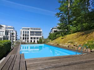 Villa Paula in Sellin - Penthouse mit Kamin und Dachterrasse