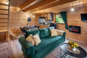 ZACISZE ,,Jastrząb'' domek na Kaszubach z balią z jacuzzi - Brodnica